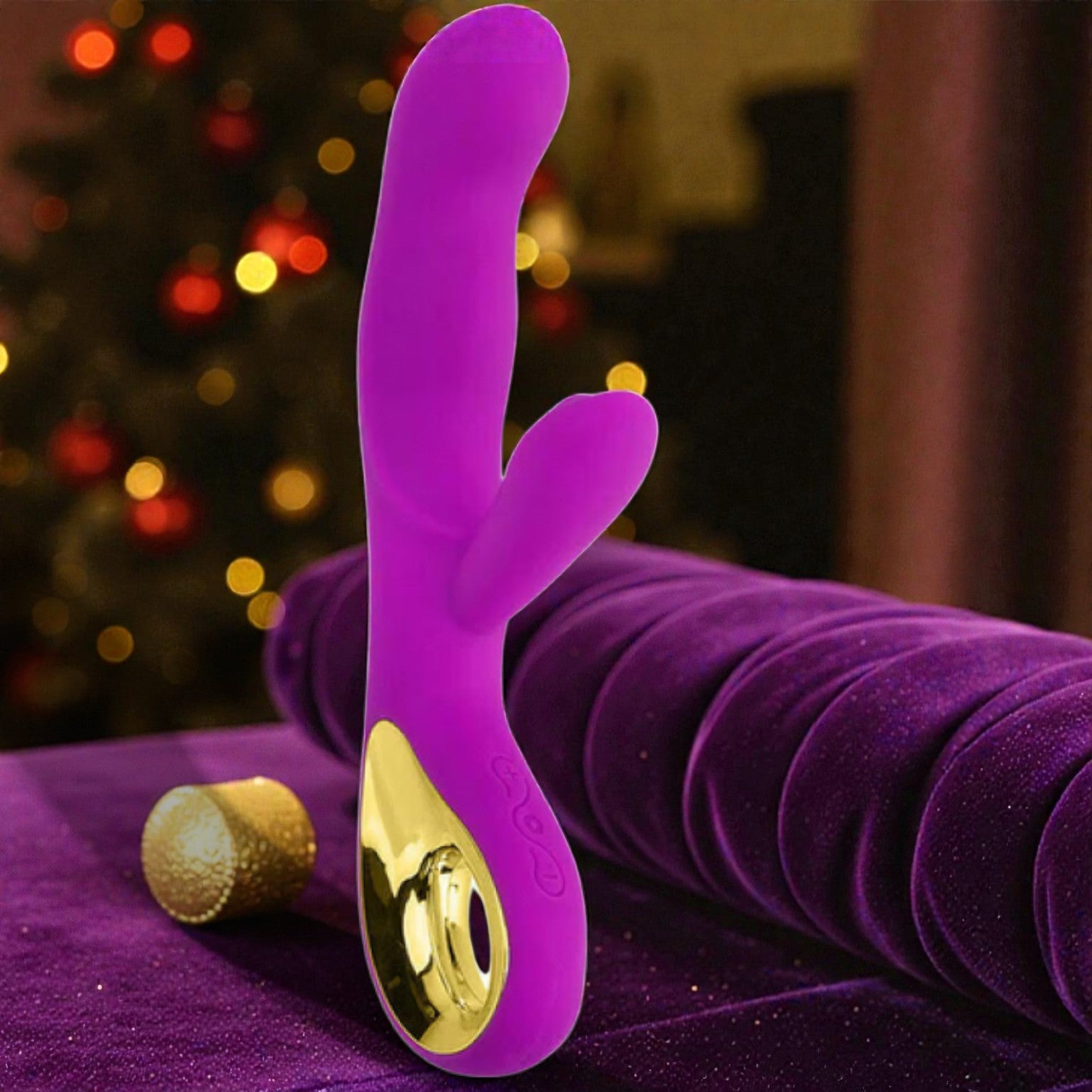 Vibrador Anna con Estimulador