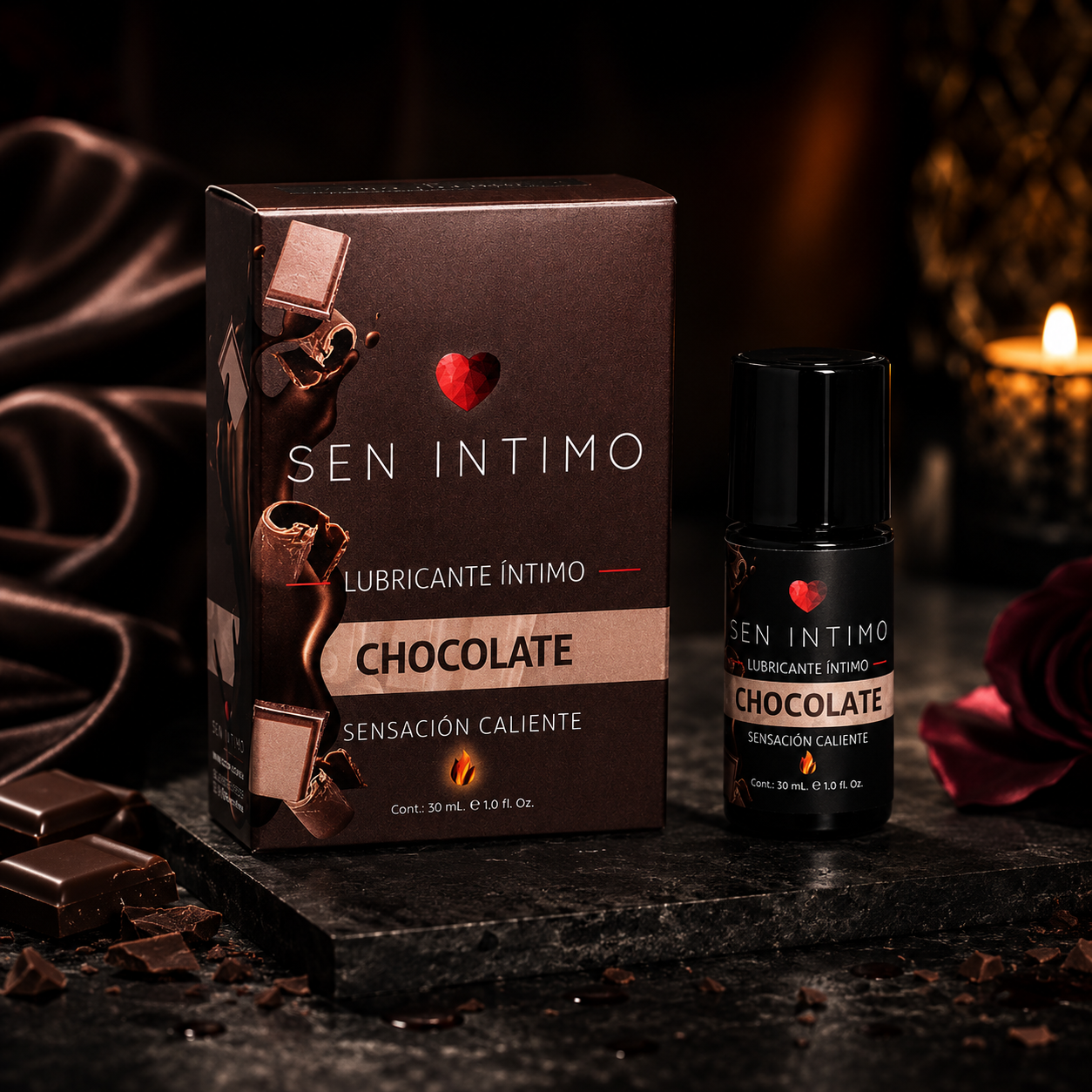 Lubricante Intimo Caliente Chocolate