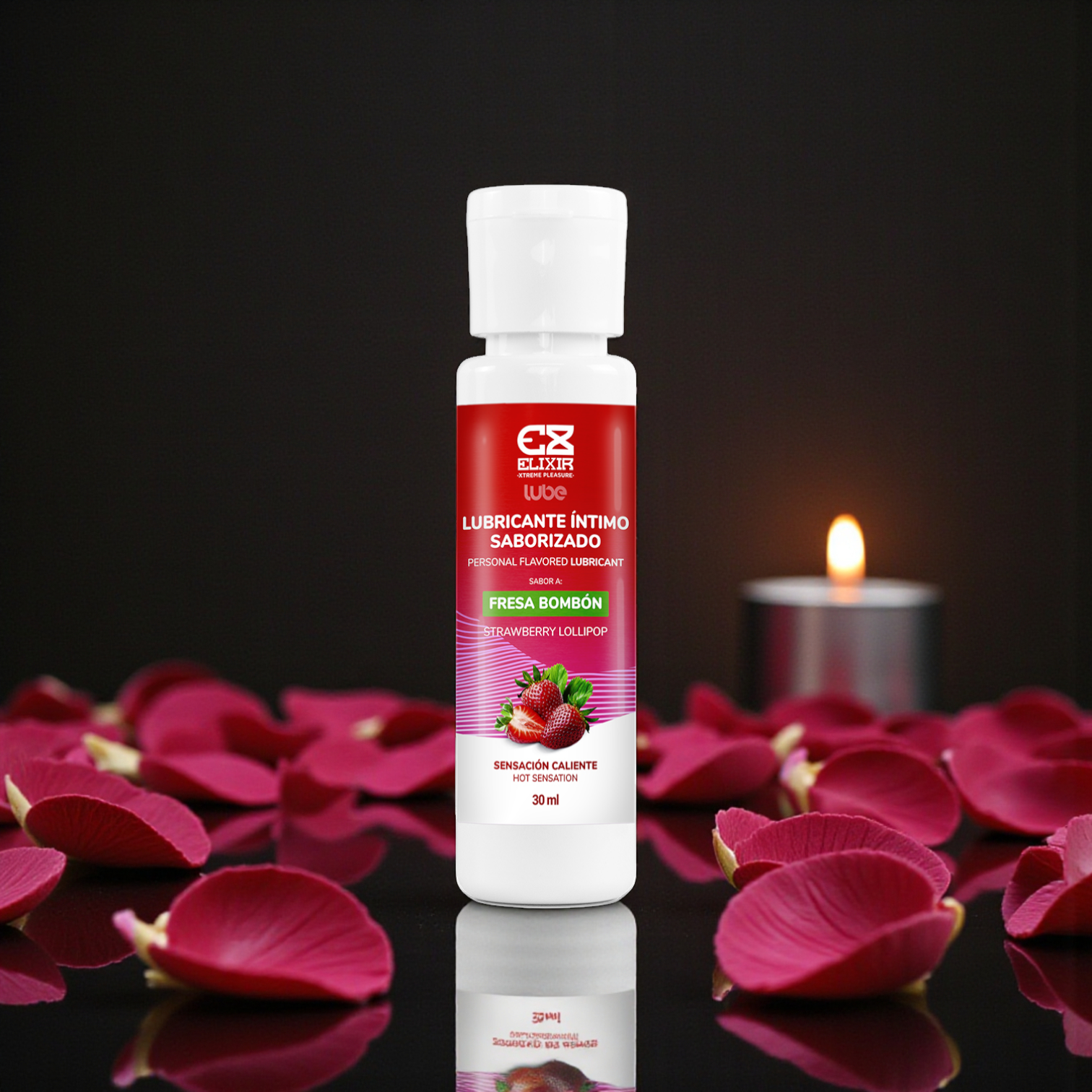 Lubricante Sabor Fresa Bombom